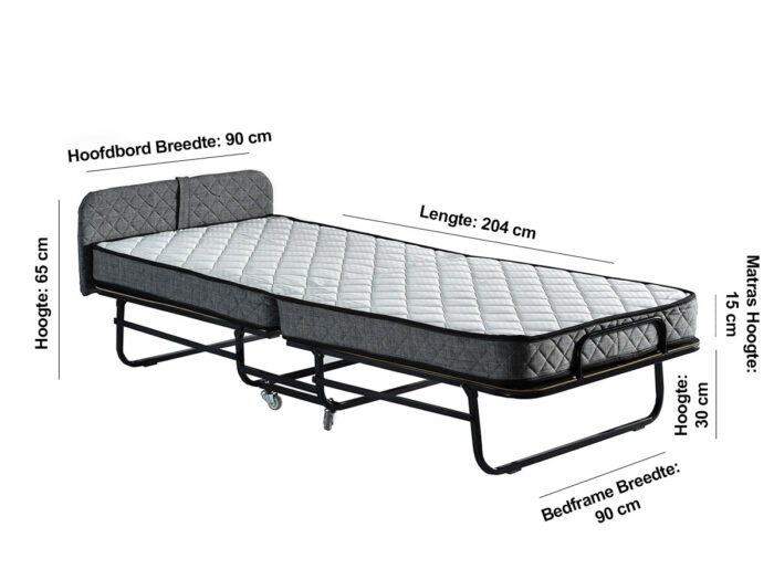Hotel Vouwbed Afmetingen