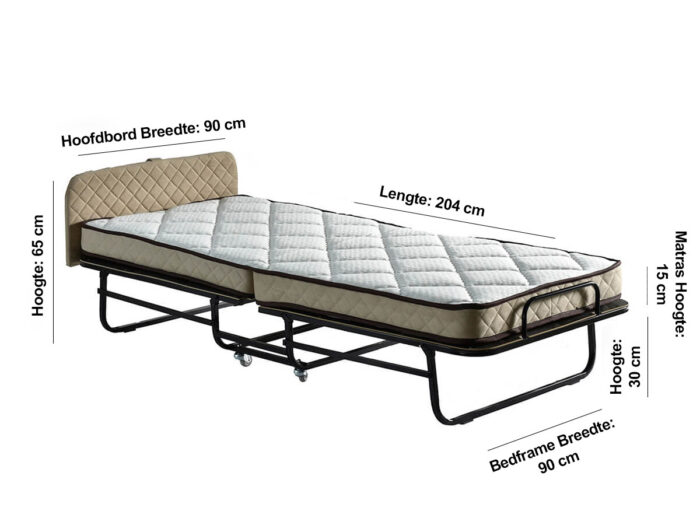 Supreme Vouwbed Afmetingen